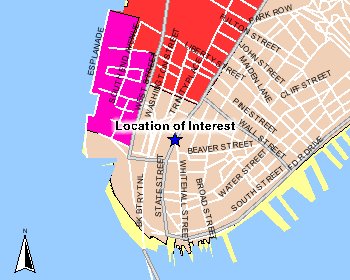 Image Obtained from Emergency Management Online Locator System - Transportation and Public Access
