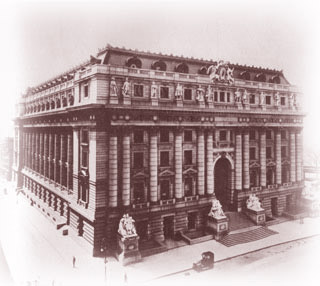United States Customs House:  Image obtained from New York Landmarks edited by Alan Burnham A.I.A.